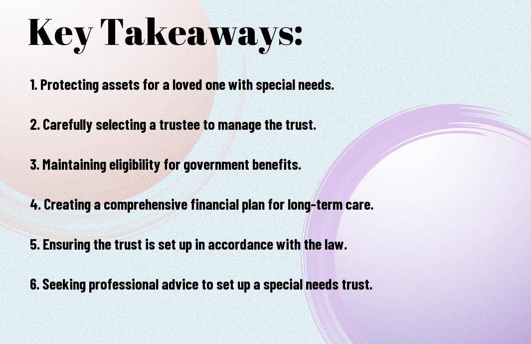 special needs trust for financial planning tzs Autism Support